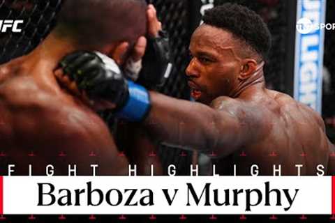 FIGHT OF THE NIGHT! 💪  Edson Barboza vs Lerone Murphy  UFC Fight Night Highlights