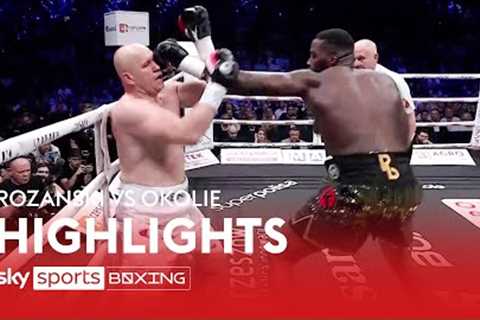 First round KNOCKOUT 💥  Rozanski vs Okolie