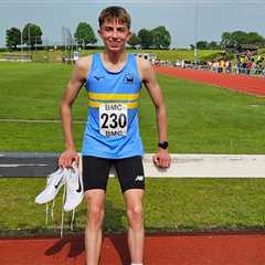 Jake Meyburgh runs 3000m age 14 record of 8:19.46