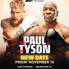 Mike Tyson vs Jake Paul: New Date Confirmed for Epic Showdown