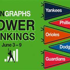 FanGraphs Power Rankings: June 3–9