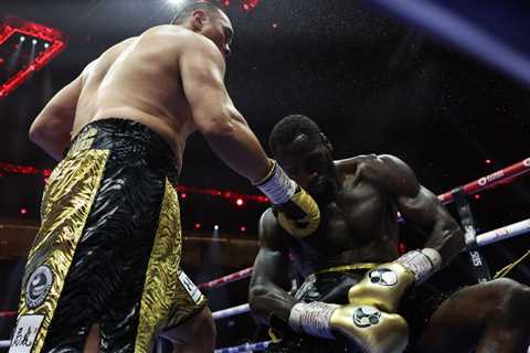 Eddie Hearn reacts to Deontay Wilder’s latest stoppage loss