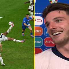 Declan Rice predicts pain if he tried Jude Bellingham goal as he shares Kyle Walker words of..