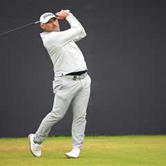 Emotional Michael Hendry cheered on by wife and kids at The Open just a year after being diagnosed..