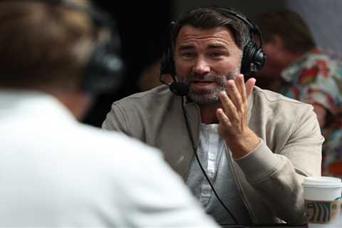 Eddie Hearn reacts to Tyson Fury vs. Oleksandr Usyk fight being announced