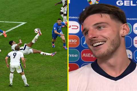 Declan Rice predicts pain if he tried Jude Bellingham goal as he shares Kyle Walker words of..