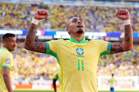 WATCH: Barcelona’s Raphinha scores amazing free-kick for Brazil in Copa America clash against..