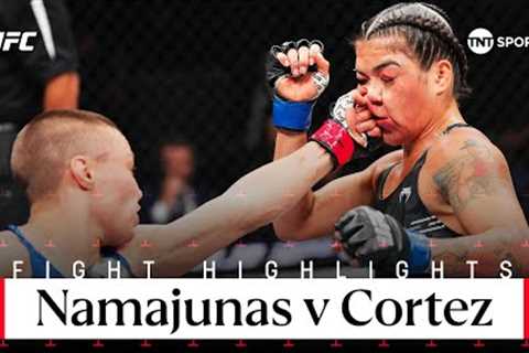 DOMINANT WIN 😮‍💨  Rose Namajunas vs Tracy Cortez  UFC Fight Night Highlights