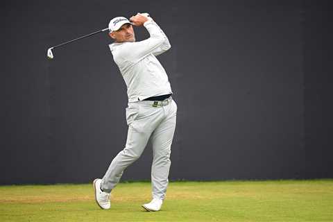 Emotional Michael Hendry cheered on by wife and kids at The Open just a year after being diagnosed..