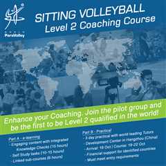 World ParaVolley announces launch of Level II Coaching Course