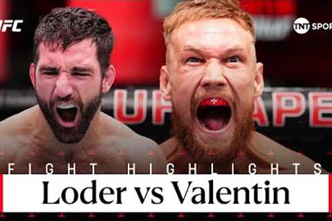 THE ULTIMATE FIGHTER BY TKO! 🔥  Ryan Loder vs Robert Valentin  UFC Fight Night Highlights