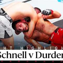 NINJA CHOKE 🥷  Matthew Schnell vs Cody Durden  UFC Fight Night Highlights