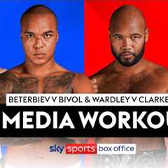 LIVE MEDIA WORKOUT! 💪  Artur Beterbiev v Dmitry Bivol & Fabio Wardley v Frazer Clarke 2