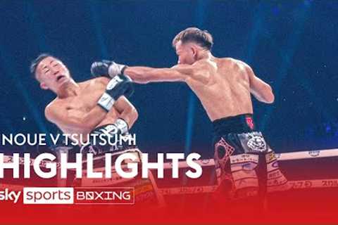 HIGHLIGHTS!  Tsutsumi BEATS Inoue to win WBA bantamweight title