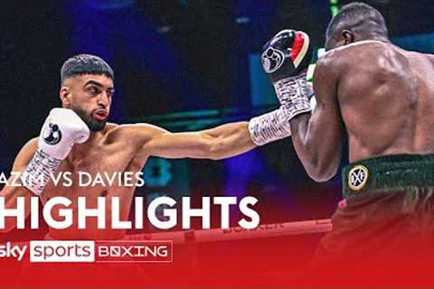 AZIM STOPS DAVIES!  Adam Azim forces STOPPAGE against Ohara Davies 💥