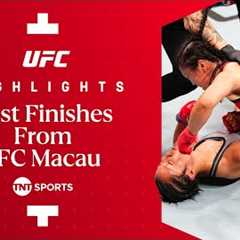 UFC Macau Best Finishes 🔥 Salikhov, Fernandes, Zhang & MORE 🤩 UFC Fight Night Highlights