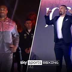 Daniel Dubois & Joseph Parker make their GRAND ARRIVAL! 🔥