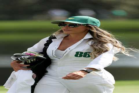 Augusta Arm Candy: Sergio's Wife Rocks Unbuttoned Caddie Look While Golf's Glamour Squad Takes Over ..
