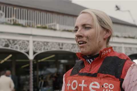 Brodie Hampson smashes through the glass ceiling - making history by riding out her claim