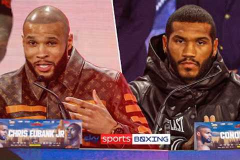 'He's feeling the PRESSURE!'  Eubank and Benn CLASH at final press conference