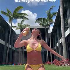 Bikini Bonanza: Golf WAG Jena Sims Has Fans Drooling Over Summer Swimwear Showcase