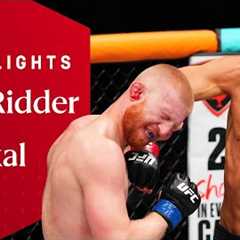 Ferocious KO!  Reinier De Ridder vs Bo Nickal  UFC Fight Night Highlights