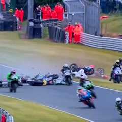 Mayhem at Oulton Park: 11-Rider Crash Turns British Superbikes Opener into Nightmare