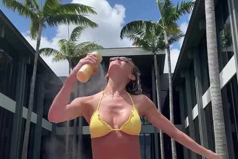 Bikini Bonanza: Golf WAG Jena Sims Has Fans Drooling Over Summer Swimwear Showcase