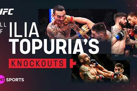 UFC 317: EVERY Ilia Topuria UFC Knockout 💣💥