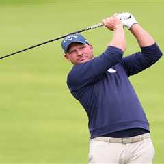 The Open golfer suffers a meltdown and takes FOUR shots to escape a bunker and cards TEN at hole..