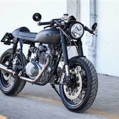 Little Black Number: A Honda CB350 Café Racer from Austria