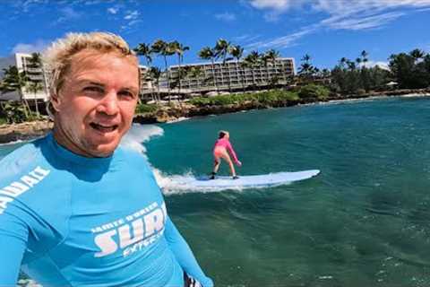 Surfing lessons on The North Shore of Oahu - Jamie O’Brien Surf Experience