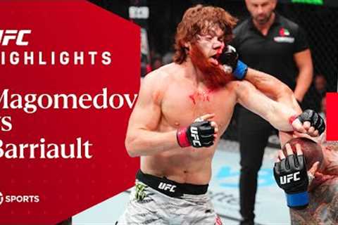 ALL OUT WAR! 🔥  Shara Magomedov vs Marc-Andre Barriault  UFC Abu Dhabi Fight Night Highlights