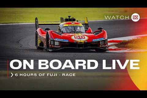 Ferrari Hypercar | Onboard the #50 LIVE race action at 6H of Fuji 2024 | FIA WEC