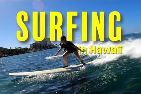 Learning How to Surf in Just 1 Hour | Surfing Adventures in Oahu, Hawaii