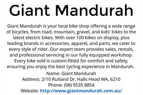 Presentations by Giant Mandurah