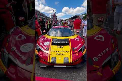 The first few hours of the #Spa24H from admins POV 🤳#Ferrari296GT3 #FerrariEndurance #FerrariRaces