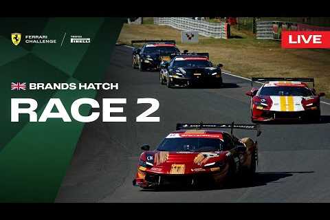 LIVE Ferrari Challenge UK - Brands Hatch, Race 2