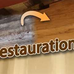 Bringing oak beams back to life ! Restauration project.