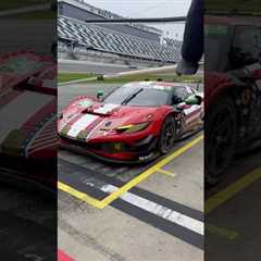 Direct from the pit lane ahead of the #Daytona24 🎥 #IMSA #Ferrari296GT3 #FerrariEndurance