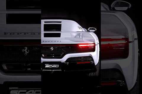 A vision brought to life: the #FerrariSC40. #FerrariOneOff #Ferrari