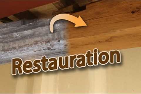 Bringing oak beams back to life ! Restauration project.