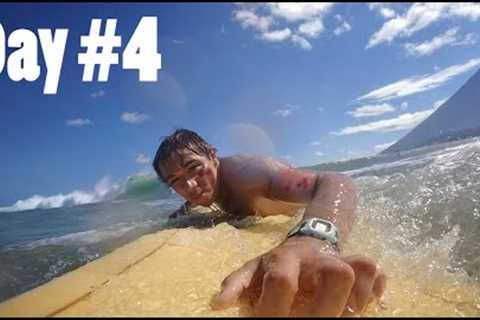 learning to surf by teaching myself | First time trying