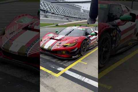 Direct from the pit lane ahead of the #Daytona24 🎥 #IMSA #Ferrari296GT3 #FerrariEndurance