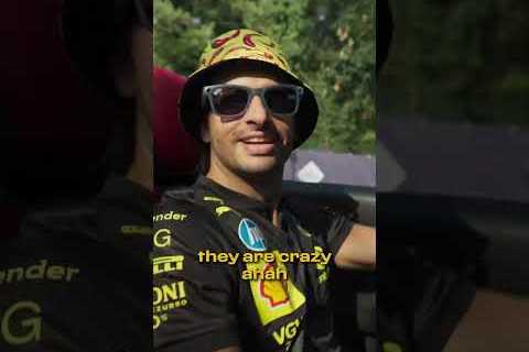 Monza birthdays are the best  🎉🌶#ScuderiaFerrari #CarlosSainz #F1Shorts