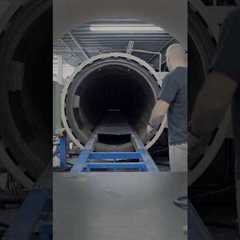 A first look at the assembly of the mast for Ferrari Hypersail. #Ferrari #FerrariHypersail