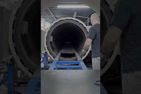 A first look at the assembly of the mast for Ferrari Hypersail. #Ferrari #FerrariHypersail