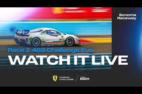 Ferrari Challenge North America - Sonoma, Race 2 - 488 Challenge Evo