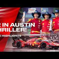 Ferrari 499P Secures P2 at Lone Star Le Mans | Austin WEC Highlights
