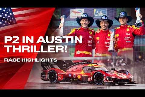 Ferrari 499P Secures P2 at Lone Star Le Mans | Austin WEC Highlights